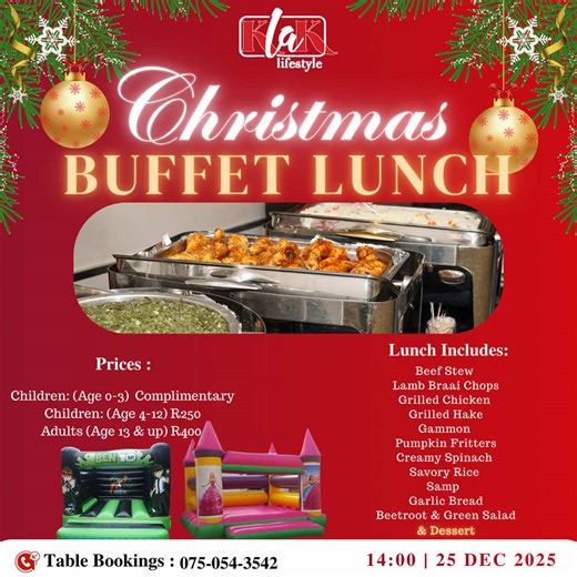 Christmas Buffet Lunch Experience at K-la-K Lifestyle