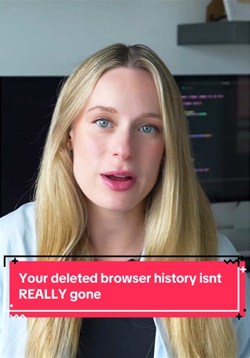 You’re deleted browser history isn’t REALLY gone… here is what is going on and how people can still retrieve it. #tech #technology #techexplained #stem