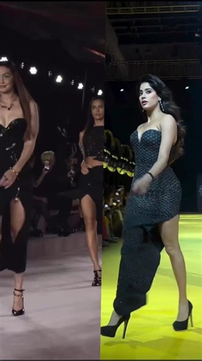 Difference between super Model's walk vs celebrity #gigihadid