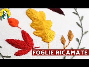 Leaf Embroidery + FREE EMBROIDERY PATTERN | Hand Embroidery Tutorial