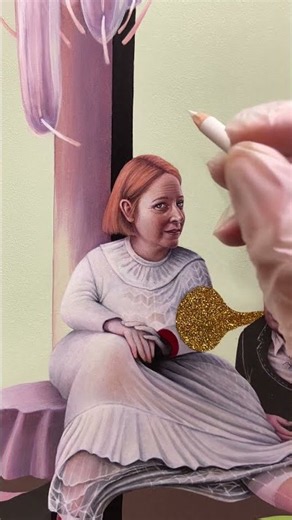 Museum Project Phase 4 🏛️ New 2D colored pencil works!✨-'Infinite Touch'