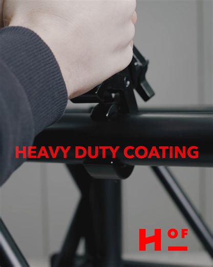 Anyone can do standard powder coating. We do Heavy Duty powder coating! 🦾 We’re not just the home of master solutions in trussing – we also set new standards in powder coating. In our in-house powder coating facility, we developed Heavy Duty (HD) Coating – the ultimate protection for your trusses. Of course, the legendary heavy-duty coating is also available for our MLT Pre Rig Trusses. 😎 Why HD Coating? 🟥Extremely robust & resistant 🟥Extends truss lifetime & reduces costs 🟥Available in bla