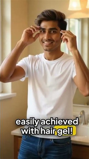 Pompadour Hairstyle Using Hair Gel | Easy Styling Tutorial 2025