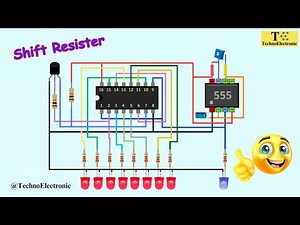 CD4015 LED Chaser Circuit | NE555