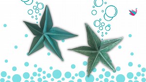 Origami étoile de mer : plier une étoile de mer en papier (Tuto)