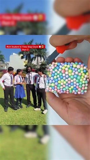 Rich Student ki Time Stop Clock ⏰😎 Part-2 #shorts #teratrigun #ytshorts