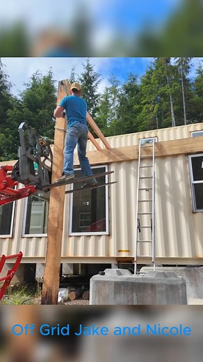 3 - Shipping container house build (7) | Off Grid Jake and Nicole