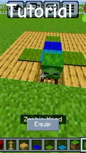 Dead Zombie Tutorial 🧟 #minecraftshorts #minecraft #minecraftpe