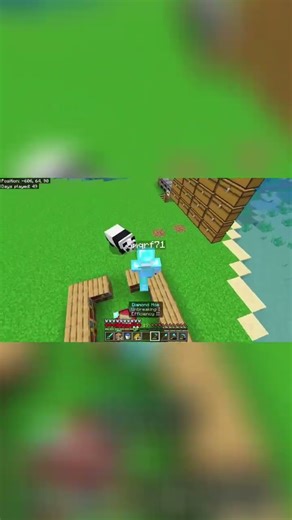 Minecraft: Diamond Helmet Repair & Nether Fortress Exploration! #shorts