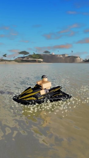 An iconic vehicle, the JETSKI! Have you tried it out yet? 👀 #roblox #wartycoon #robloxedit