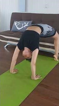 Backbend with girl short skirt, S188