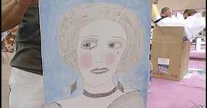 Appraisal: Lee Godie Painting, ca. 1980
