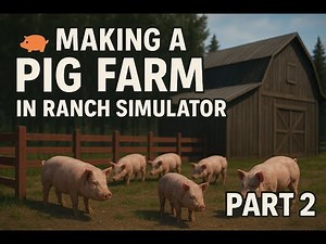 How I Built the Ultimate Pig Farm in Ranch Simulator 🐷 | Step-by-Step Guide!