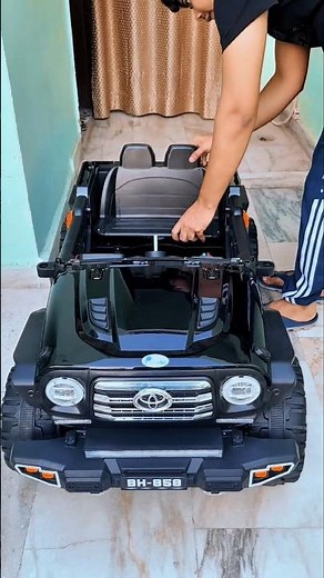 Power Wheel Land Cruise Unboxing and Testing with Remote Control #remotecantrol #Rccar #Shorts