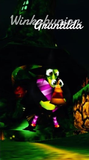 Gruntilda Winkybunion is the best #banjokazooie #rareware #retrogaming #nintendo64 #banjotooie
