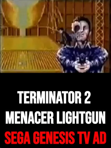 TERMINATOR 2 MENACER LIGHTGUN SEGA GENESIS TV AD #oldtvcommercials #sega #retrogaming #segagenesis #t2