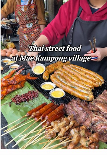 Exploring Thai Street Food in Mae Kampong, Chiang Mai