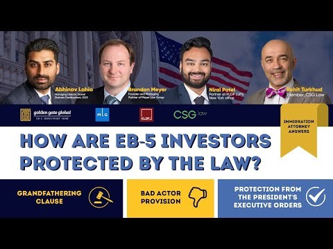 EB-5 Investors Are Protected by the Law - 2025 Update
