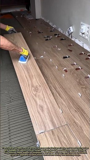 Installing Wood-Look Tile FASTER With This Pro Leveling Trick!