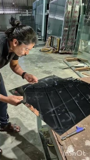 unshape frame mirror cutting #youcut #cuttingmachine #wood #metalbandsaw #sheetcutting 😉😉😉