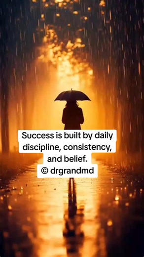3 Research-Backed Keys to Success 🎯 Self-Discipline & Delayed Gratification 🛤️ Consistent Effort & Persistence 💪 Growth Mindset & Self-Belief 🌟 “Success is built by daily discipline, consistency, and belief.” © drgrandmd #BrilhaSemMedoEstácio #healthandwellness #drgrandmd #creatorsearchinsight #mindset