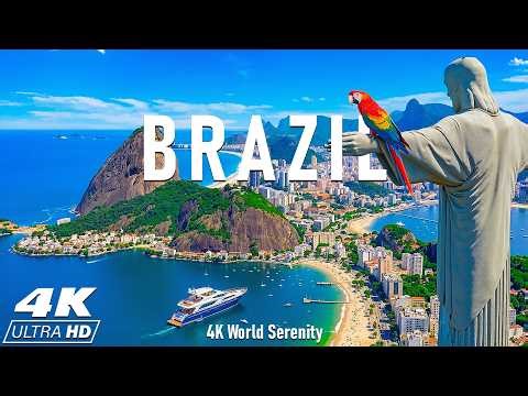 Brazil 4K UHD 🇧🇷 Discover Vibrant Cities, Golden Beaches And Stunning Natural Wonders - VIDEO 4K UHD