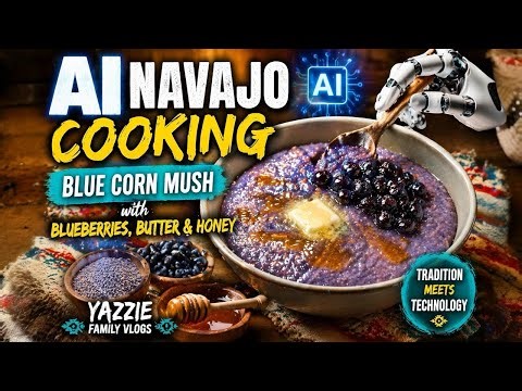 “AI Tried to Cook Navajo Blue Corn Mush… 😬”