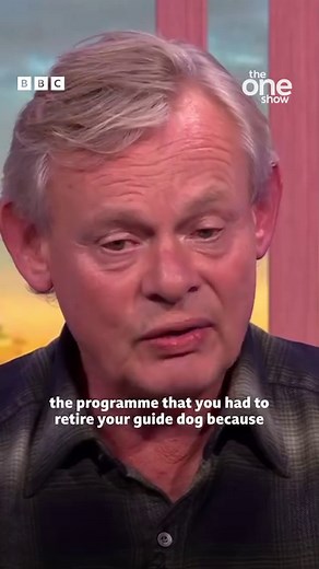 Imagine #MartinClunes adopting your dog 🥹Here’s how Jaina Mistry and Martin Clunes crossed paths which led Martin to adopt her guide dog 🦮#iPlayer #TheOneShow | The One Show