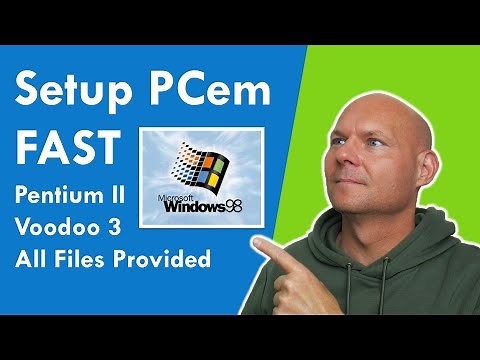 PCem Windows 98 Setup (Pentium II +Voodoo 3, all files provided)