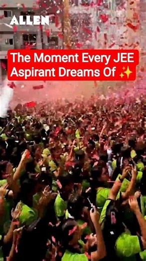 The Moment Every JEE Aspirant Dreams Of ✨ #jeeadvancedresult #jeecelebration #jee