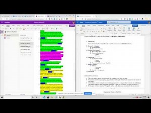 Outlining on OneNote
