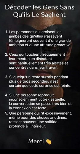 Comment lire le langage corporel facilement #psychologie #bienetre #developpementpersonnel #etresoi