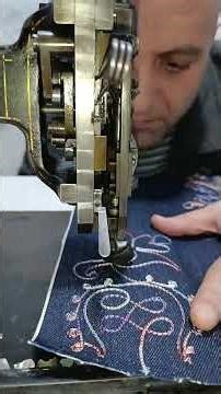 CORNELY MACHİNE #cornely #embroidery #chainstitch