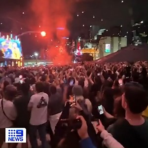 Australia has won their first FIFA World Cup game in 12 years, sparking celebrations across the country. The latest victory marks just their third win in the history of the World Cup. LATEST: https://nine.social/2Ax #9News | WATCH LIVE 6pm | 9 News Adelaide