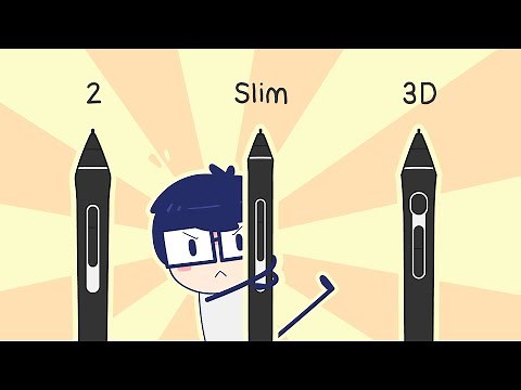 Wacom Pro Pen comparison - Pro Pen 2 vs Slim vs 3D