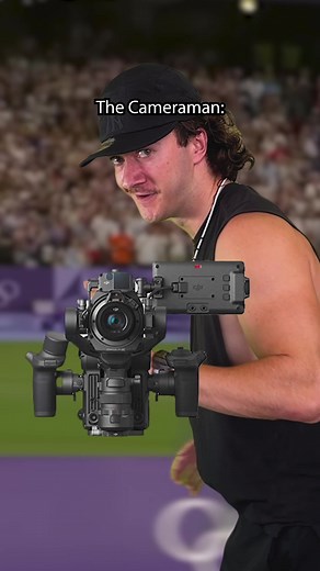 Cameraman Races Runners at Olympics in Epic Showdown