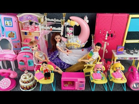 18 Minutes Satisfying with Unboxing Pink Princess Moon lights Play Set Review Toys | ASMR