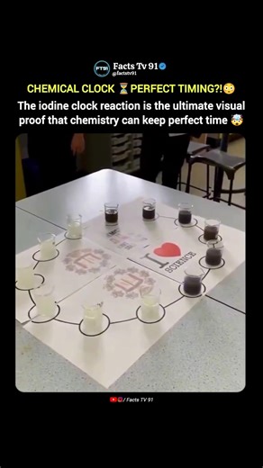 This Chemical Reaction Works Like a Perfect Clock ⏱️😳