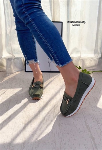 Fashion Rubber Sole Slip-on Loafers #viralshoes #trendyshoes #womenshoes #loafers #loafersshoes #sliponshoes #fashionshoes #tiktokmademebuyit #spotlightfinds #fashiontiktokforyou