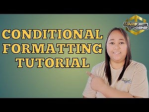 Excel Conditional Formatting Tagalog Tutorial