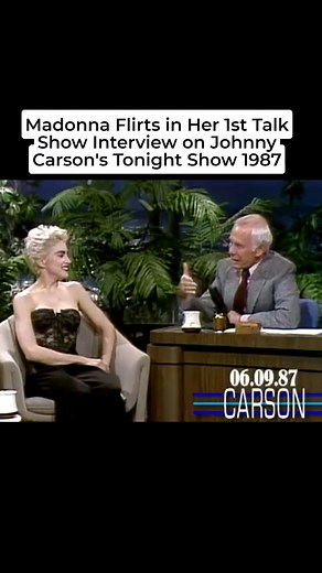 Madonna tells Johnny Carson that it's her first interview on a talk show and she's a talk show virgin in 1987. Johnny compliments Madonna on her #lingerie #bustier. #madonna1987 #tvtalkshow #fyp #johnnycarson #fypシ #retroclips #80svideo | She's So Cool