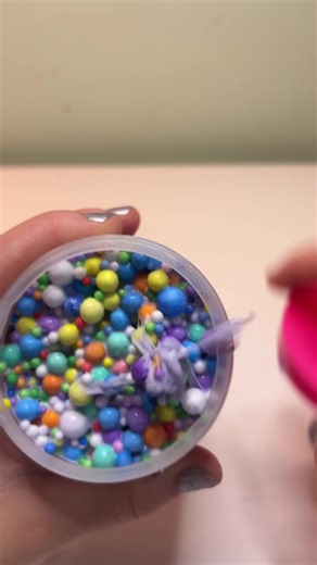 Bead slime #slime #slimeasmr #asmr #slimemaking #viral