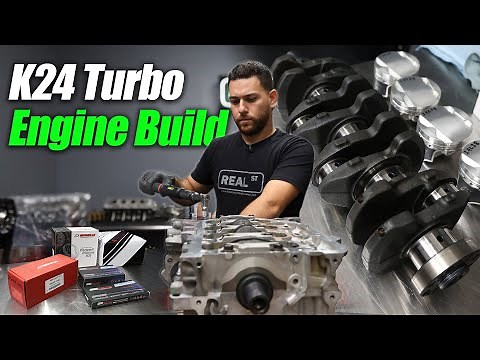 Rebuilding a BLOWN K24 Turbo Engine | Complete build Process