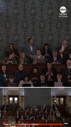 President Trump introduced members of the gold medal-winning U.S. men's Olympic hockey team during his State of the Union address. Follow live updates here: https://abc7news.com/live-updates/18639619/ | ABC7 News