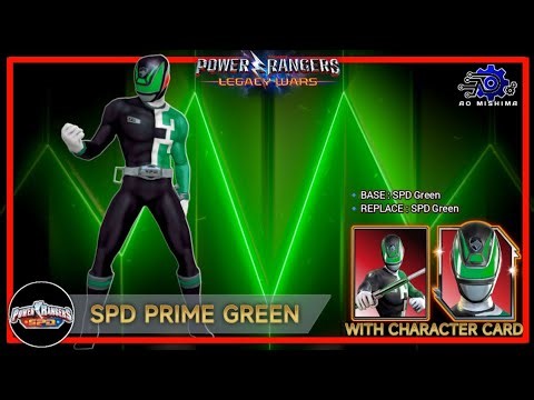 SPD Prime Green mod Game Play | Power Rangers Legacy Wars