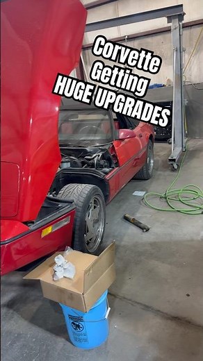 C4 Corvette Suspension and Brakes #c4 #corvette #mustang #classiccars #chevrolet #mechanic #shop