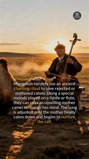 23K views · 318 reactions | Mongolian herders use a special song to convince a mother camel to accept a rejected calf. #heritage #survival #ancienthistory #historyfacts | Intriguing Archaeology | Facebook