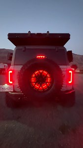 Fire in the hole! @oraclelights Spare Tire LED 3rd Brake Light Kit on @bradandbronco #led #oraclelights #fordbronco #offroad | Oracle Lighting