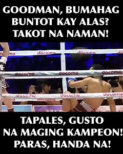 Naman! Pati si Sam Goodman, bumahag buntot kay Alas? #fbreels #boxing | Kwentong 'di pa na Kwento