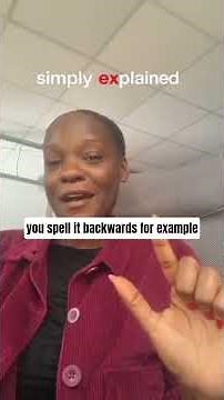 Do you know what a palindrome and an emordnilap is ? #facts #learning #animals #words